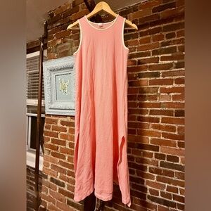 LAKE Pajamas Sleeveless Midi Nightshirt X-SMALL